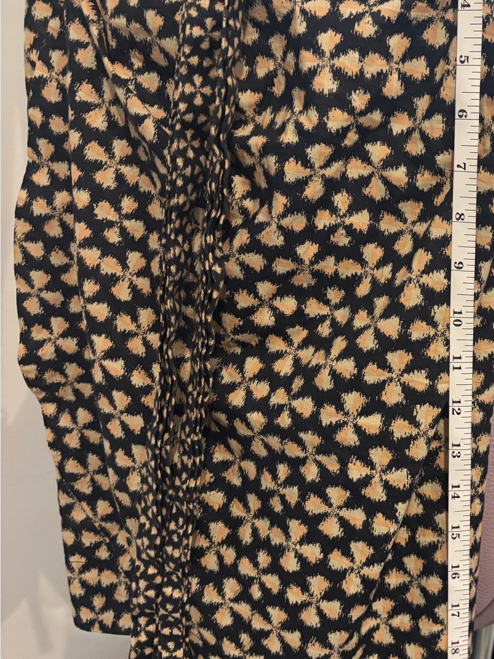 ba&sh Black and Beige Floral-Tonal Print Wrap Skirt Womens Size S, ba&sh size 1 - Picture 2 of 11
